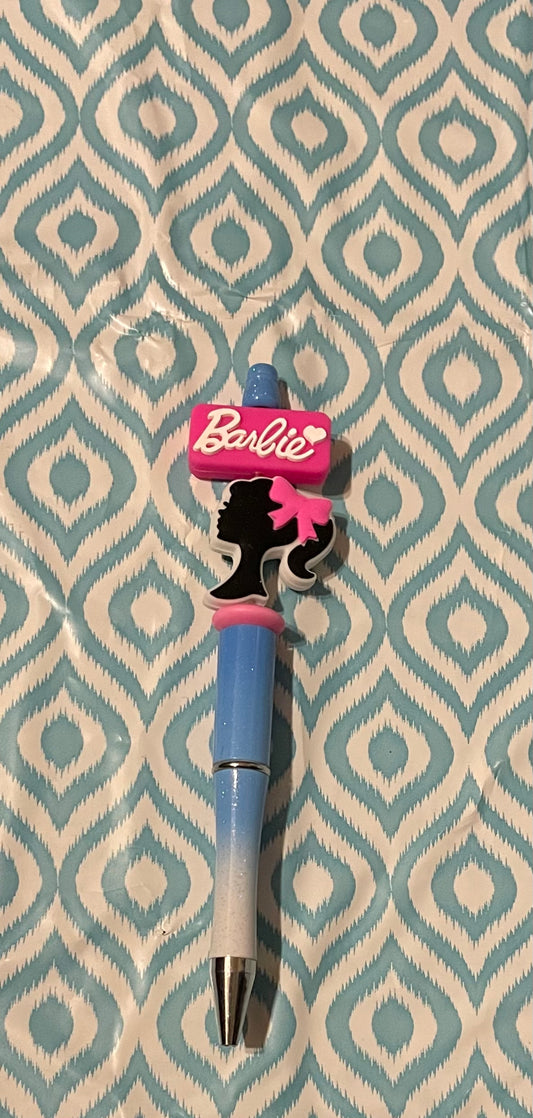 Pink bow Barbie pen