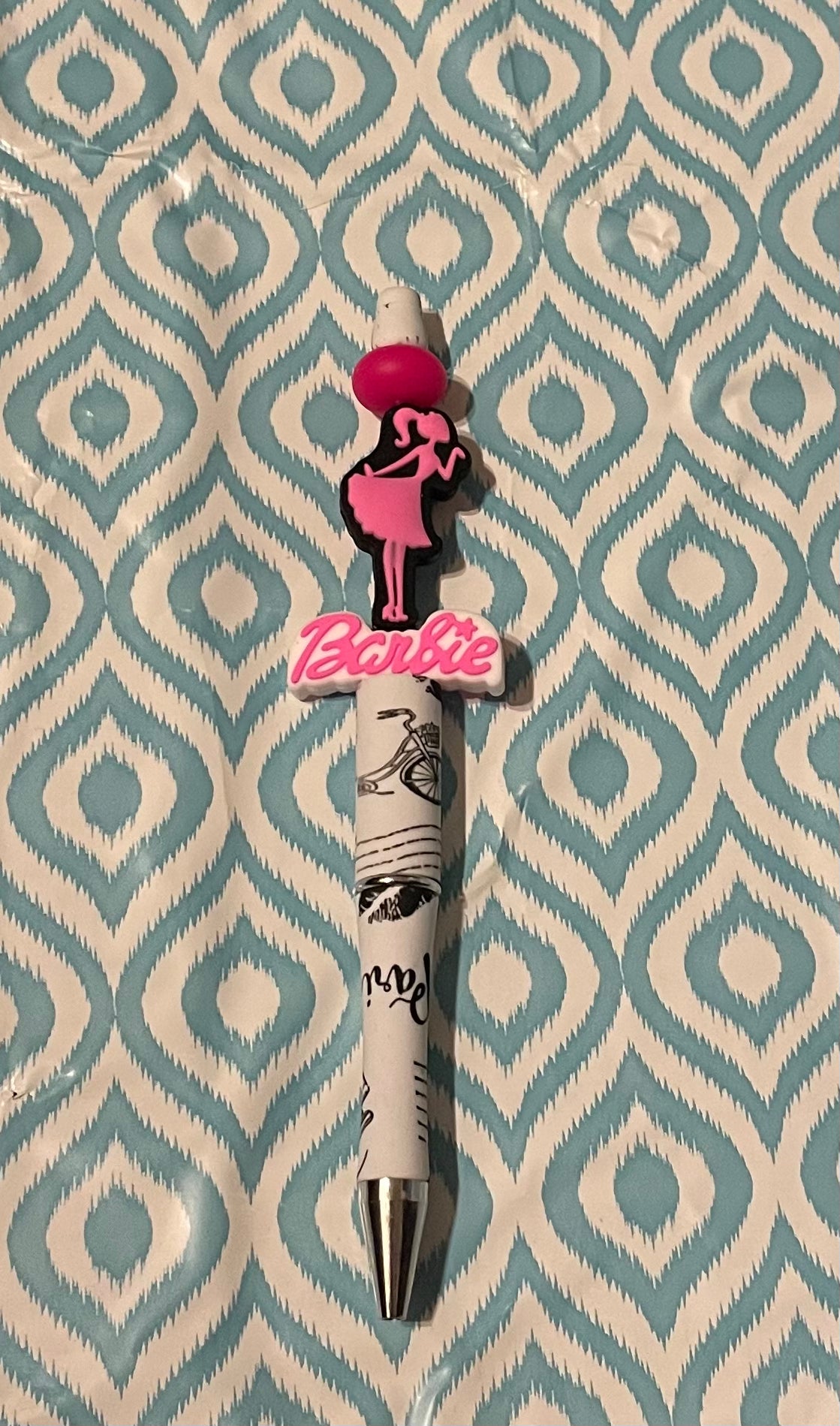 Barbie in Paris pen