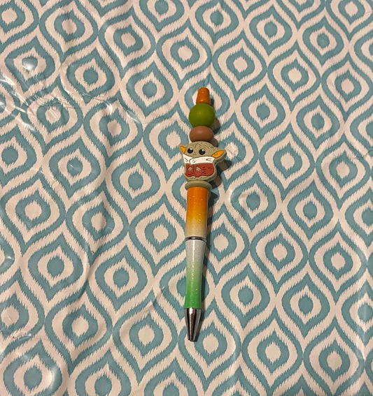 Baby Yoda beadable pen