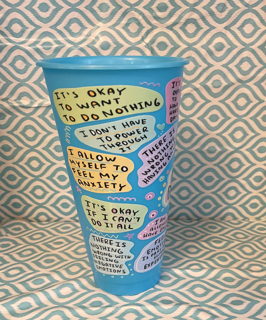 Mental breakdown dtf cold cup